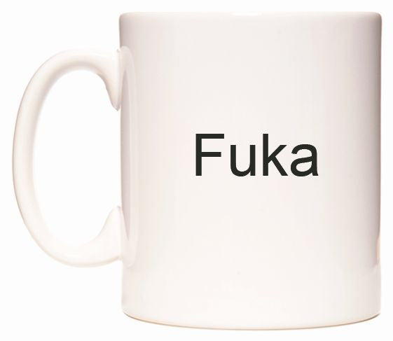 This mug features Fuka