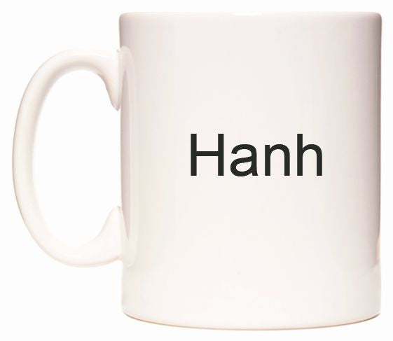 This mug features Hanh