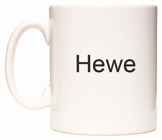 This mug features Hewe
