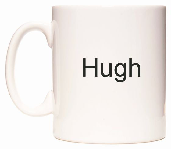This mug features Hugh
