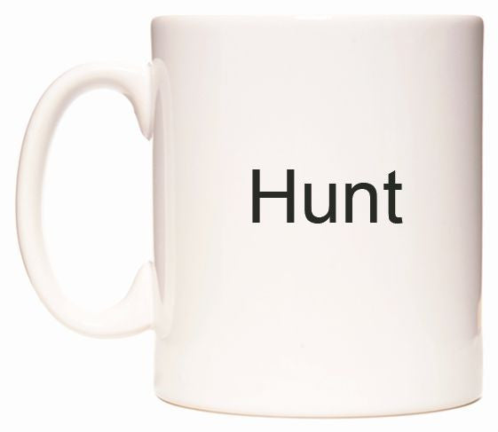 This mug features Hunt