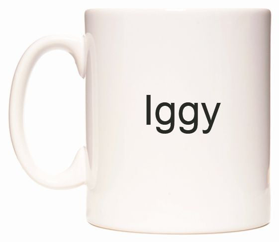 This mug features Iggy