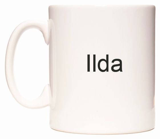 This mug features Ilda