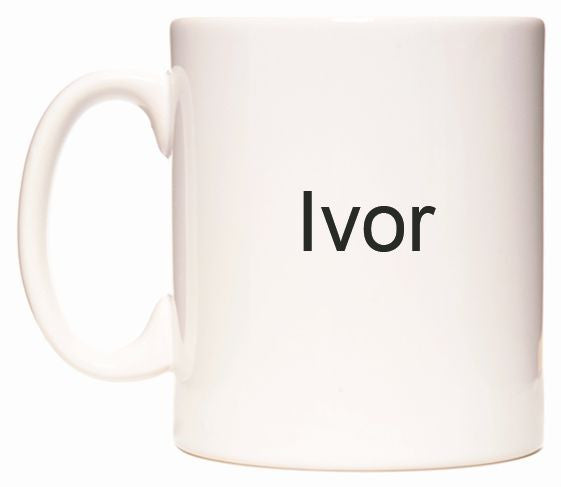 This mug features Ivor