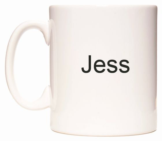 This mug features Jess