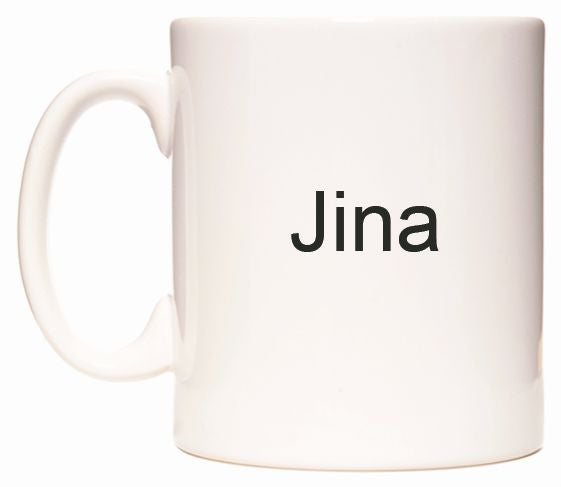 This mug features Jina