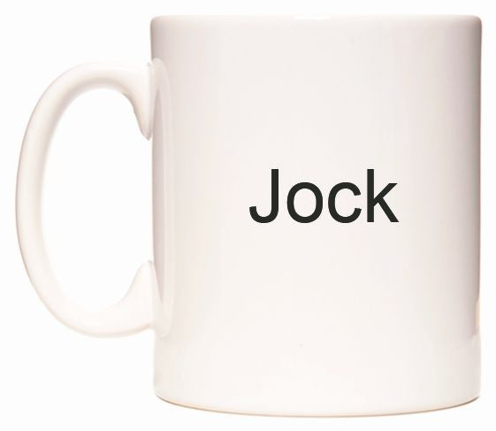 This mug features Jock