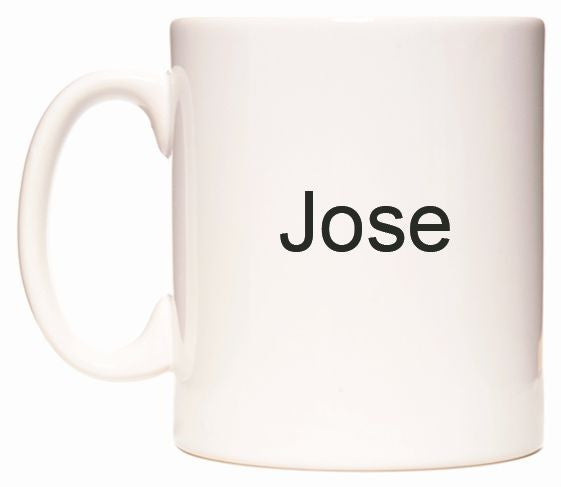 This mug features Jose
