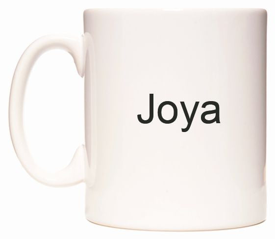 This mug features Joya