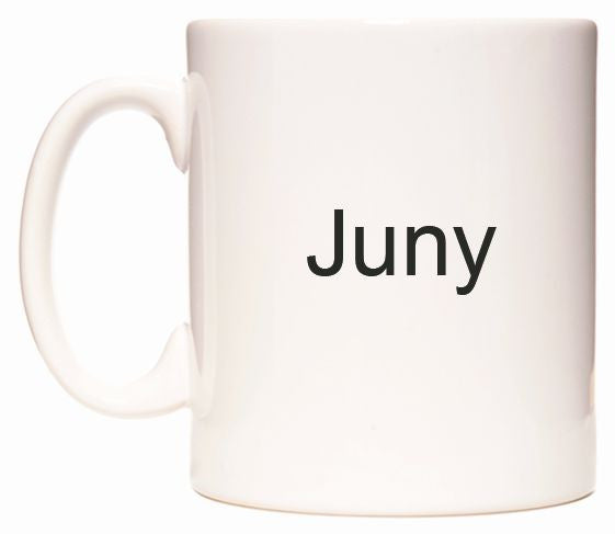 This mug features Juny