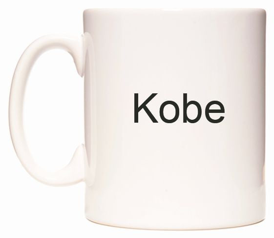 This mug features Kobe
