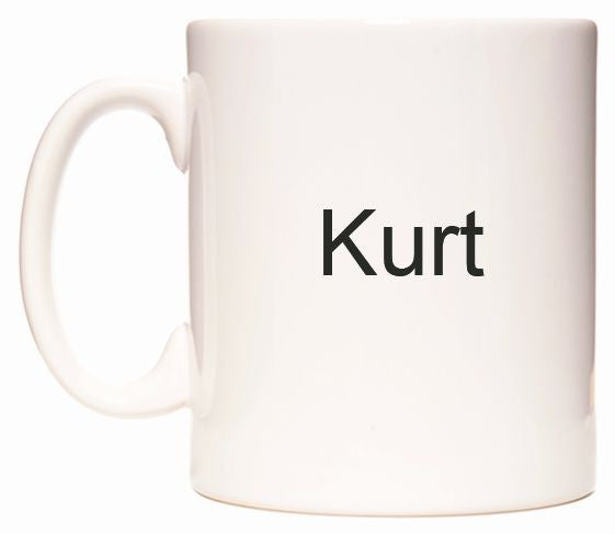 This mug features Kurt