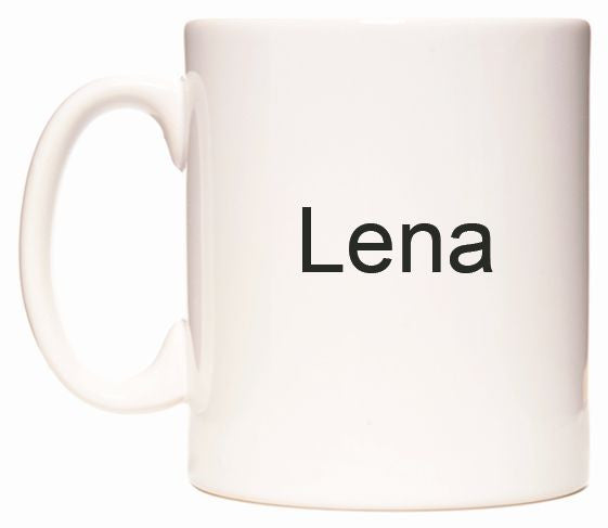 This mug features Lena