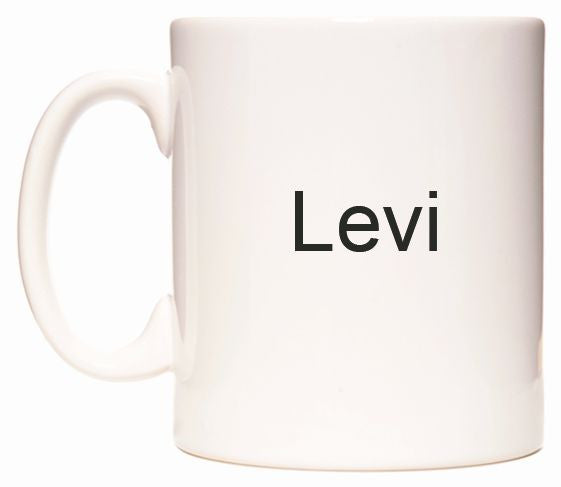 This mug features Levi