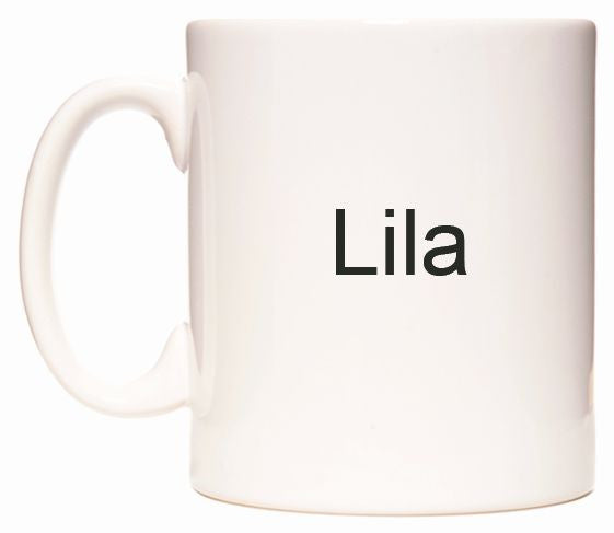This mug features Lila