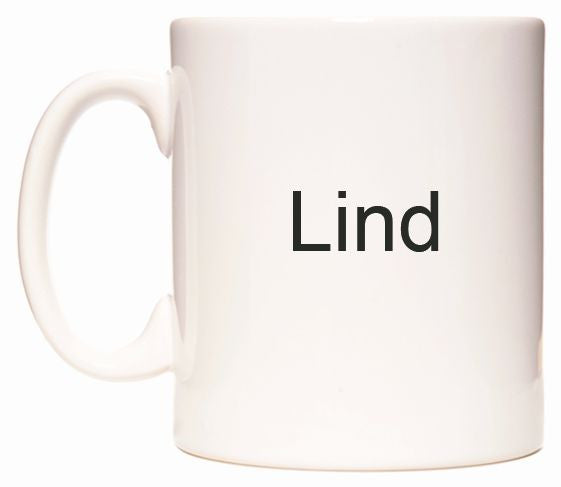 This mug features Lind