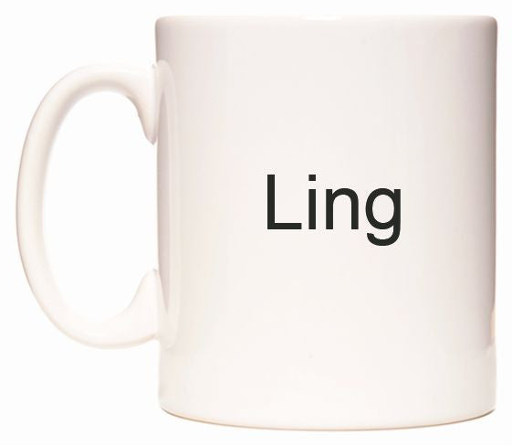 This mug features Ling