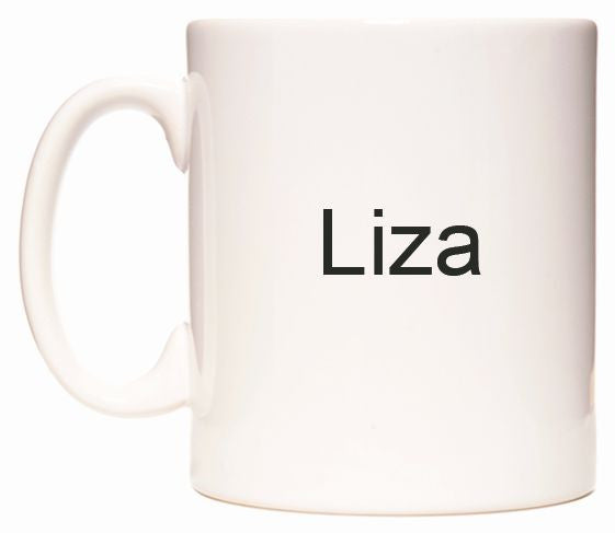 This mug features Liza