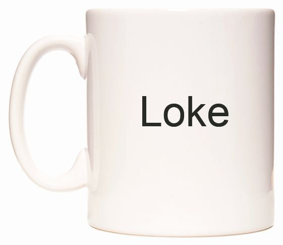 This mug features Loke