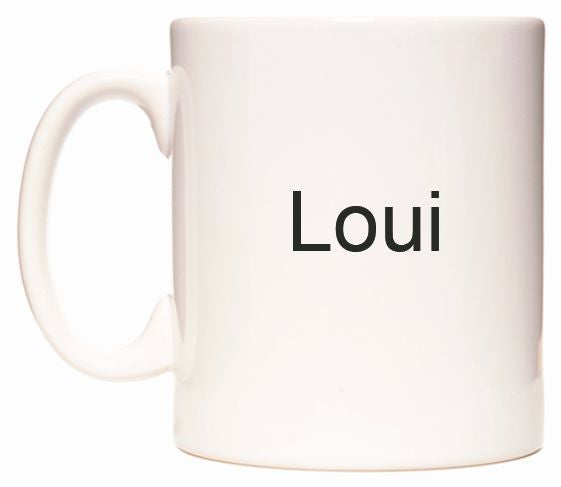 This mug features Loui