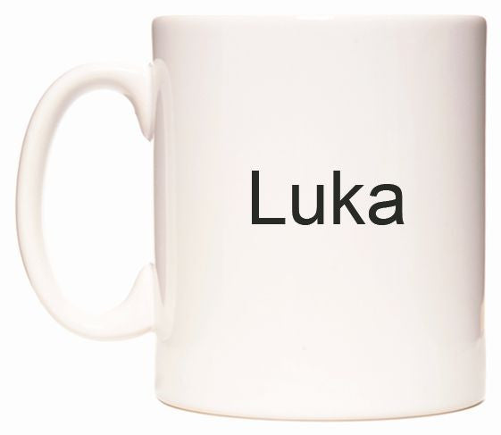 This mug features Luka