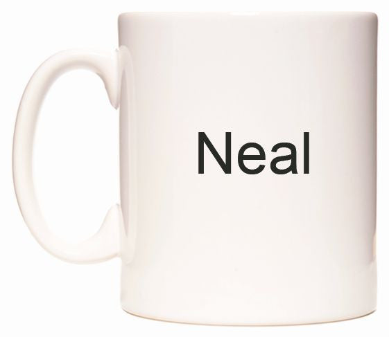 This mug features Neal