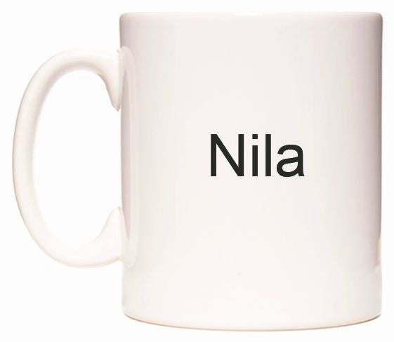 This mug features Nila
