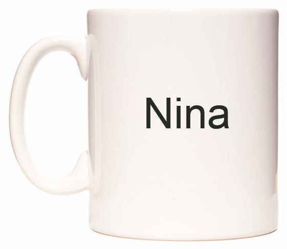 This mug features Nina