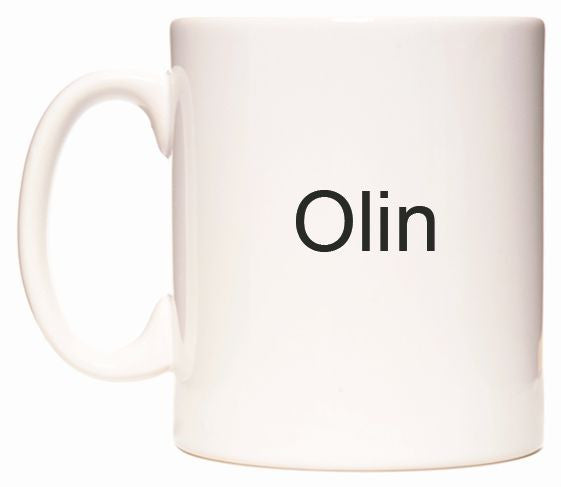 This mug features Olin