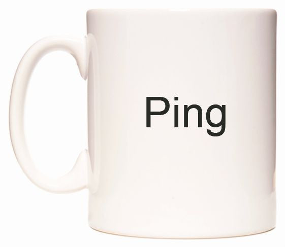 This mug features Ping