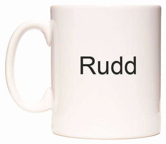 This mug features Rudd