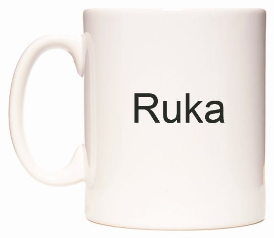 This mug features Ruka