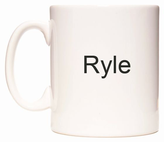 This mug features Ryle