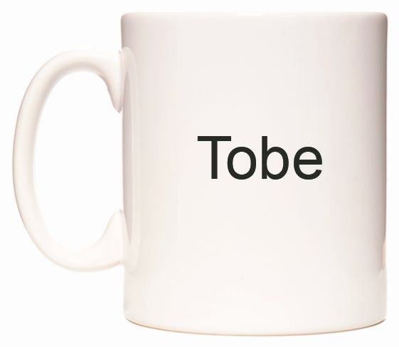 This mug features Tobe