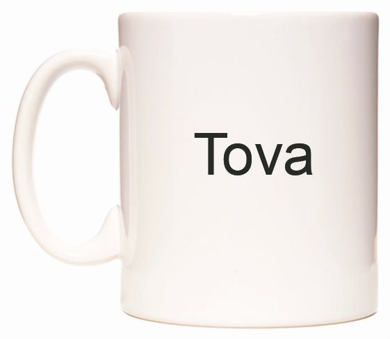 This mug features Tova