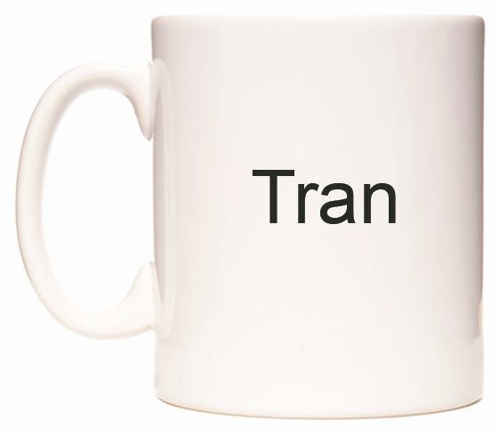 This mug features Tran