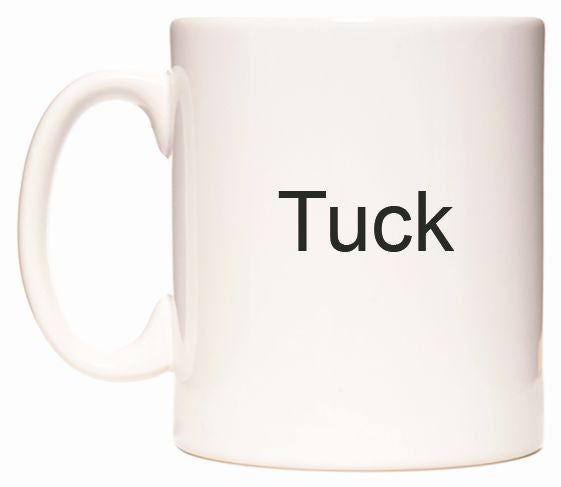 This mug features Tuck