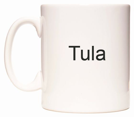 This mug features Tula