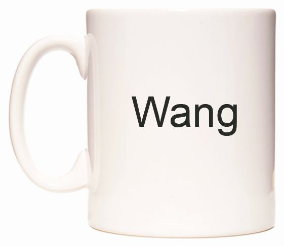 This mug features Wang