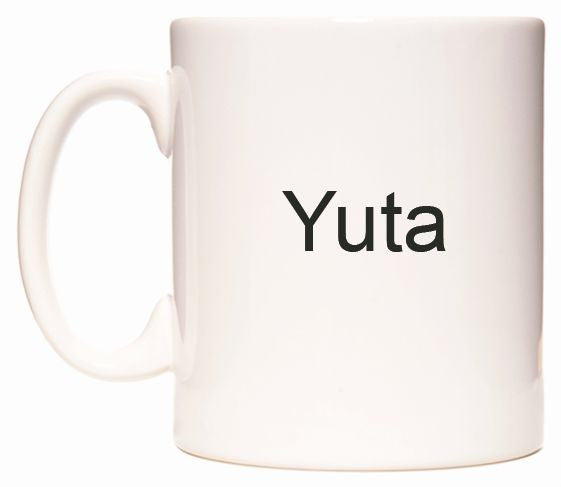 This mug features Yuta