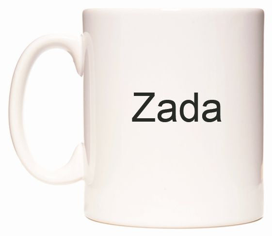 This mug features Zada