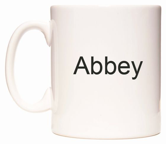 This mug features Abbey