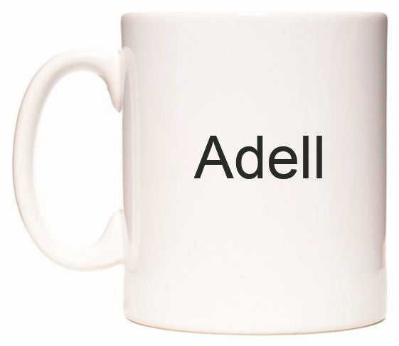 This mug features Adell