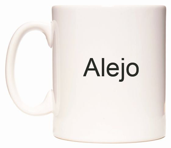 This mug features Alejo