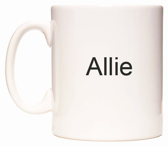 This mug features Allie