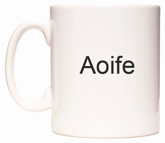This mug features Aoife