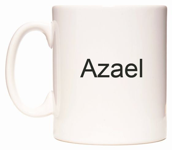 This mug features Azael