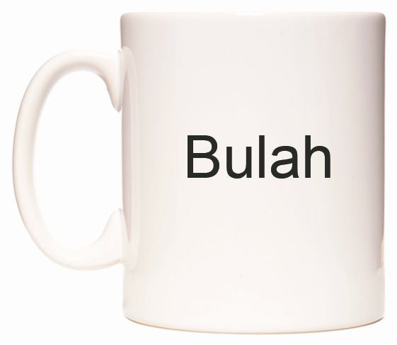 This mug features Bulah