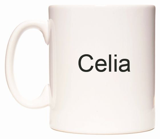 This mug features Celia
