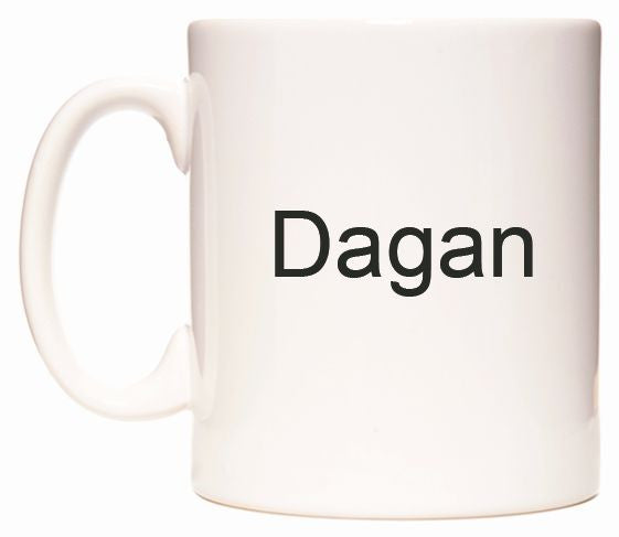 This mug features Dagan